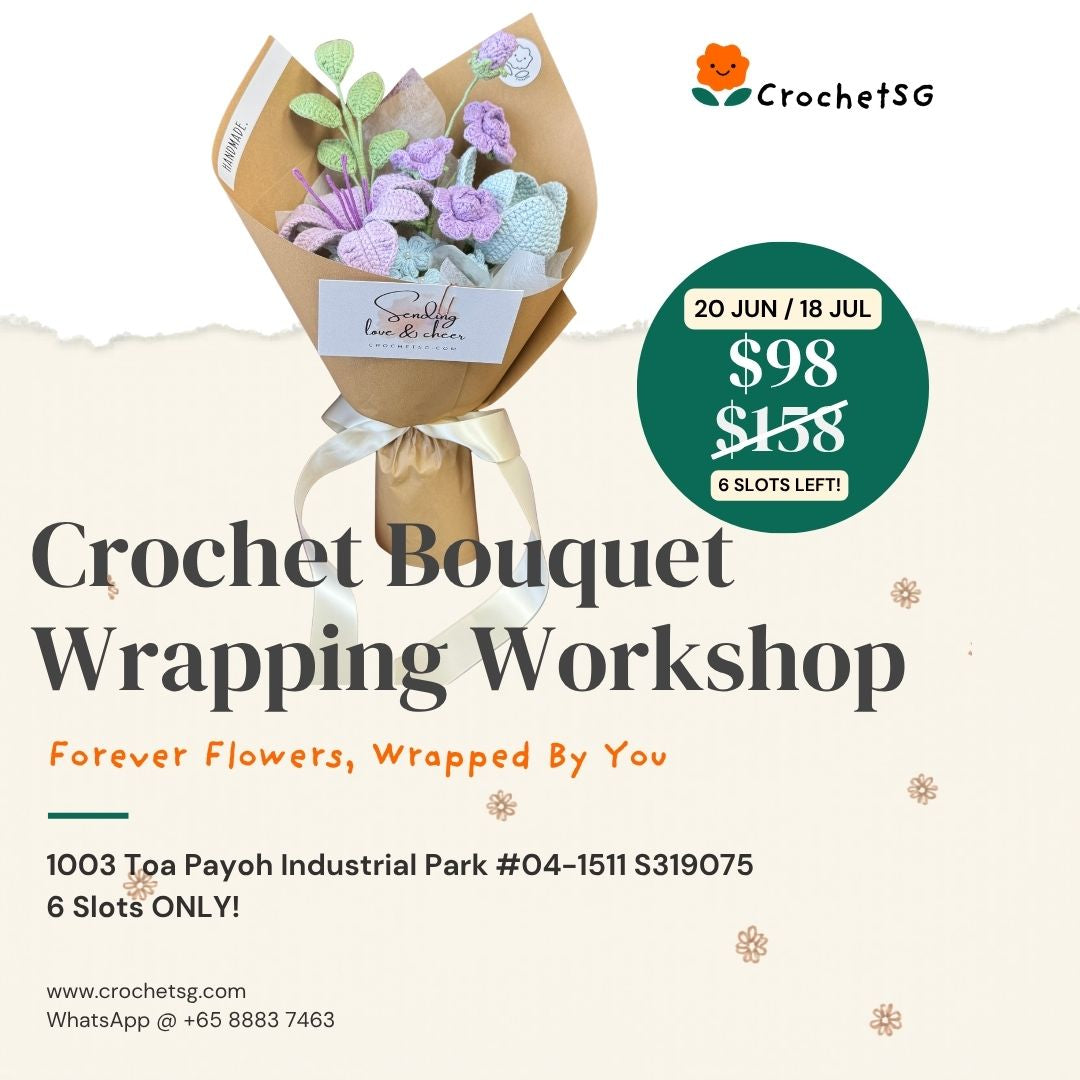 Crochet Flower Wrapping Workshop