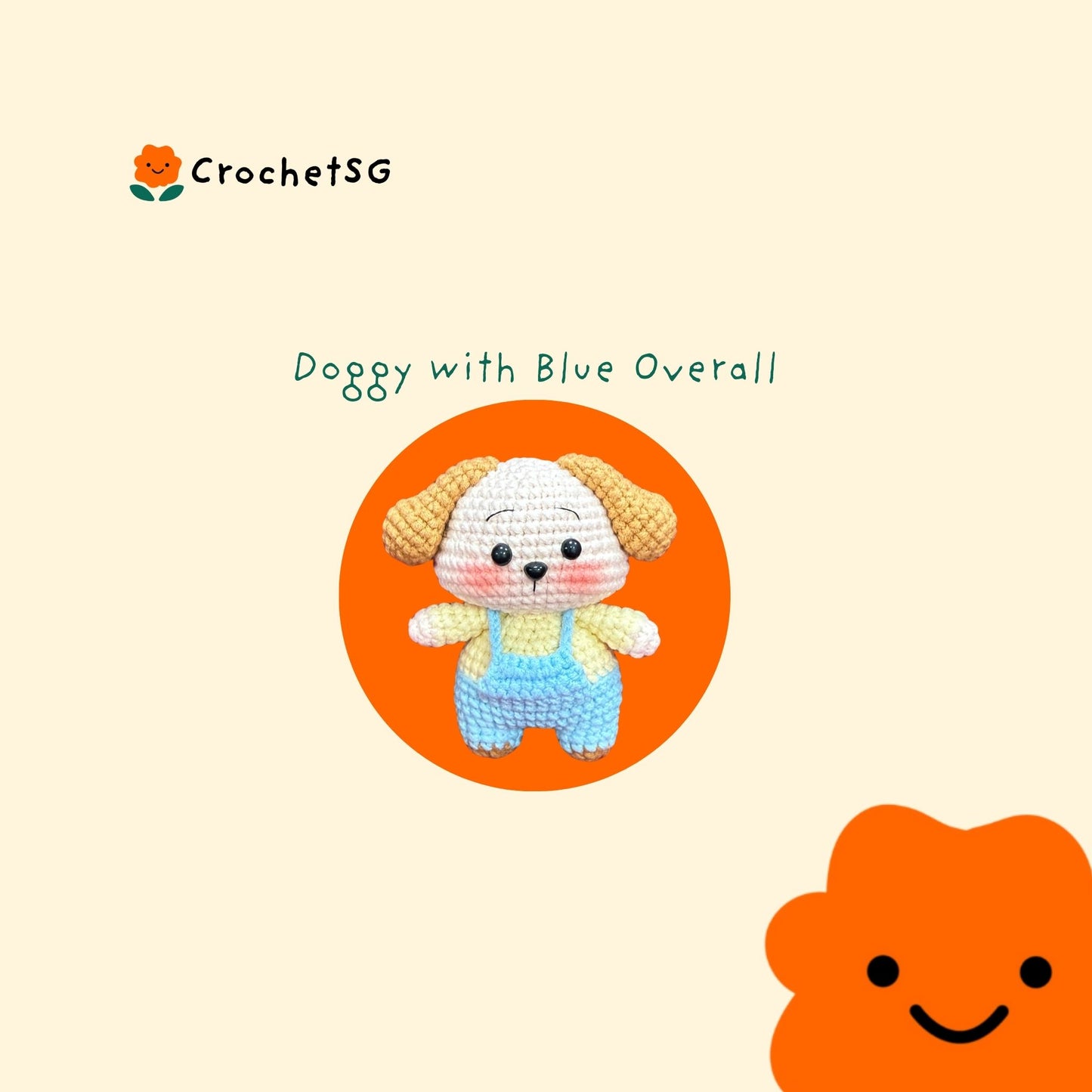 Add-On Crochet Figurine (Amigurumi) Doggy