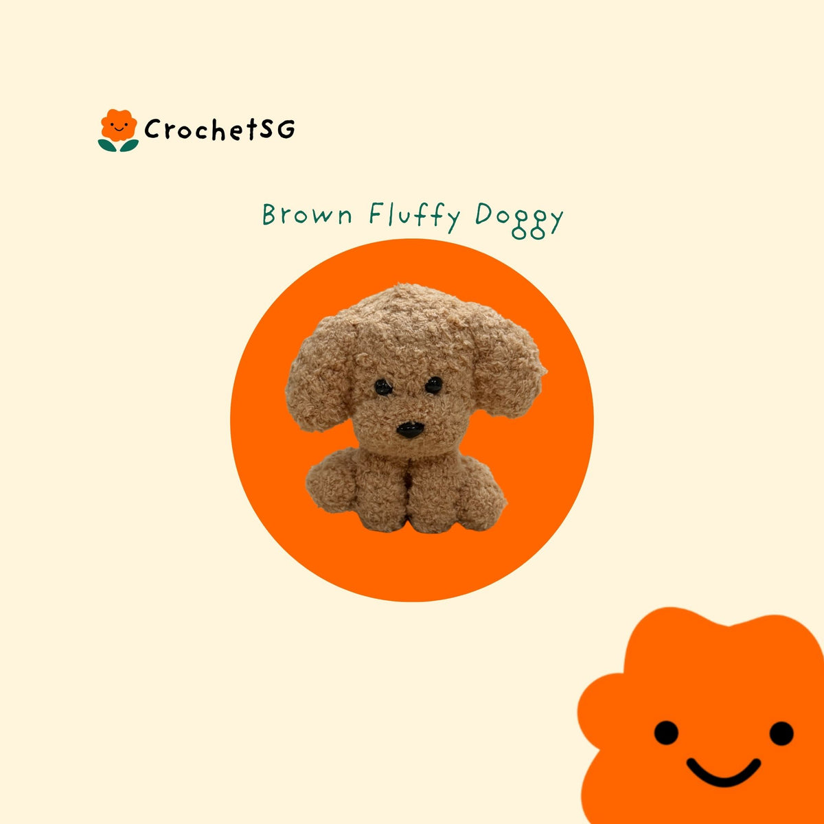 Add-On Crochet Figurine (Amigurumi) Doggy