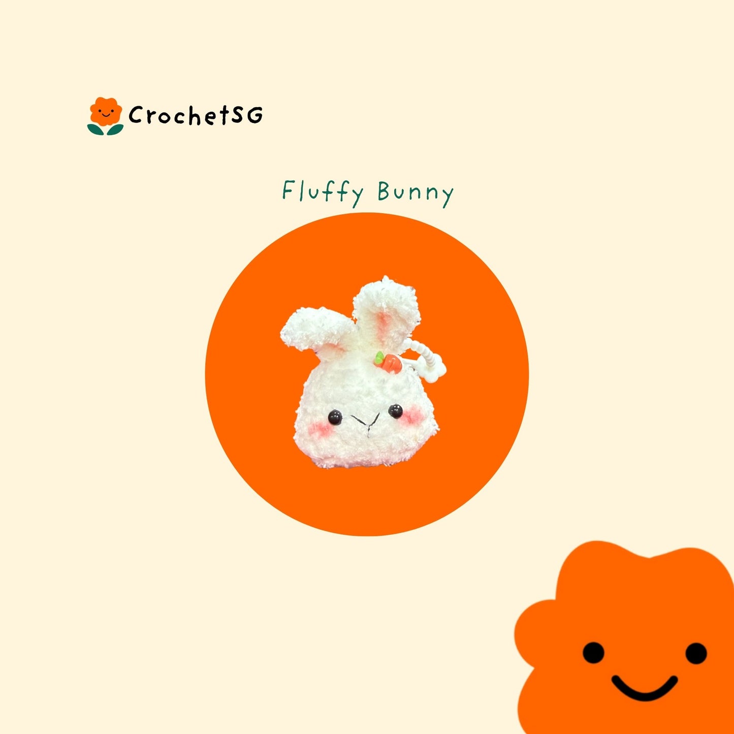 Add-On Crochet Figurine (Fluffy Head)