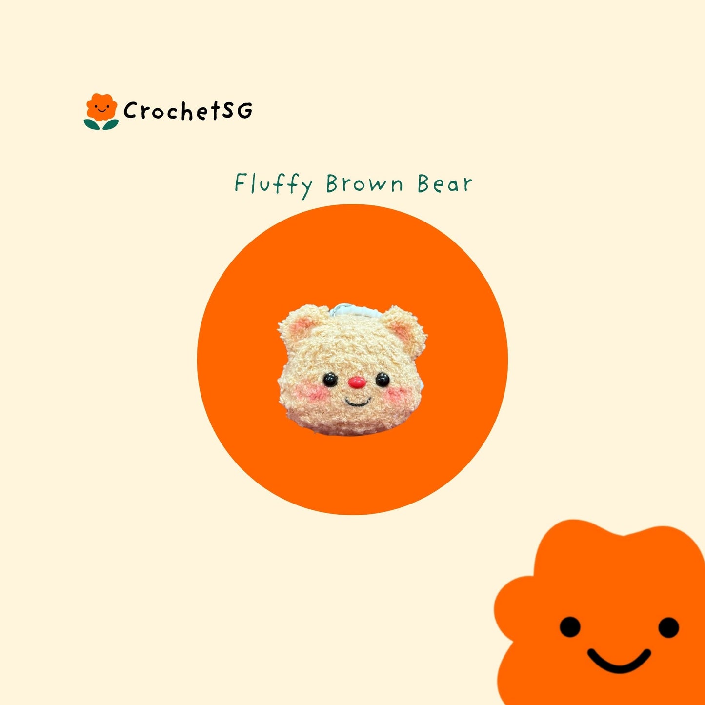 Add-On Crochet Figurine (Fluffy Head)