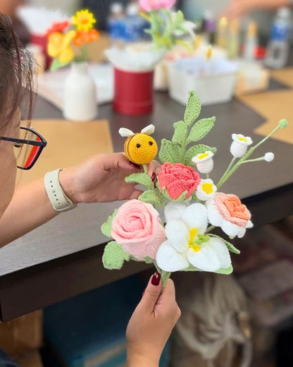 CrochetSG x Co. Duxton - Crochet Flower Wrapping Workshop