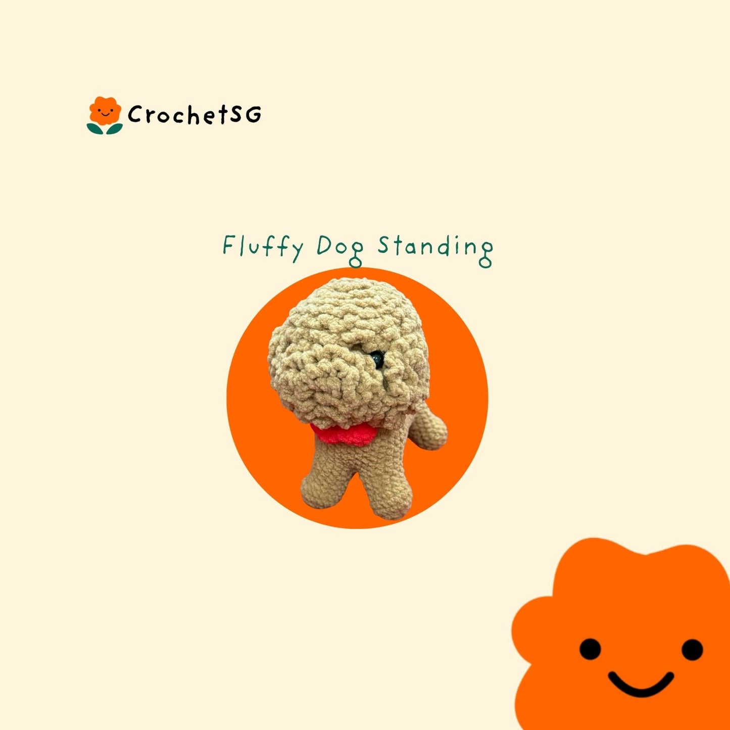 Add-On Crochet Figurine (Amigurumi) Doggy
