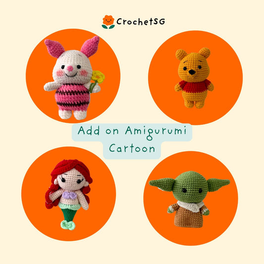 Add-On Crochet Figurine (Amigurumi) Cartoon
