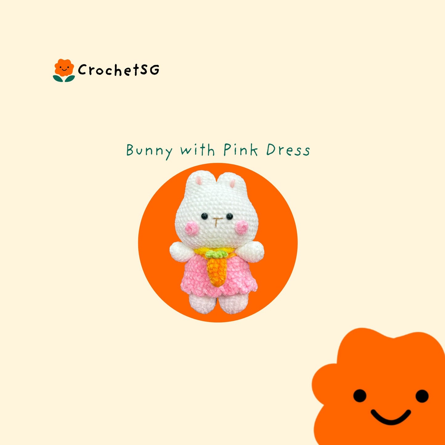 Add-On Crochet Figurine (Amigurumi) Bunny