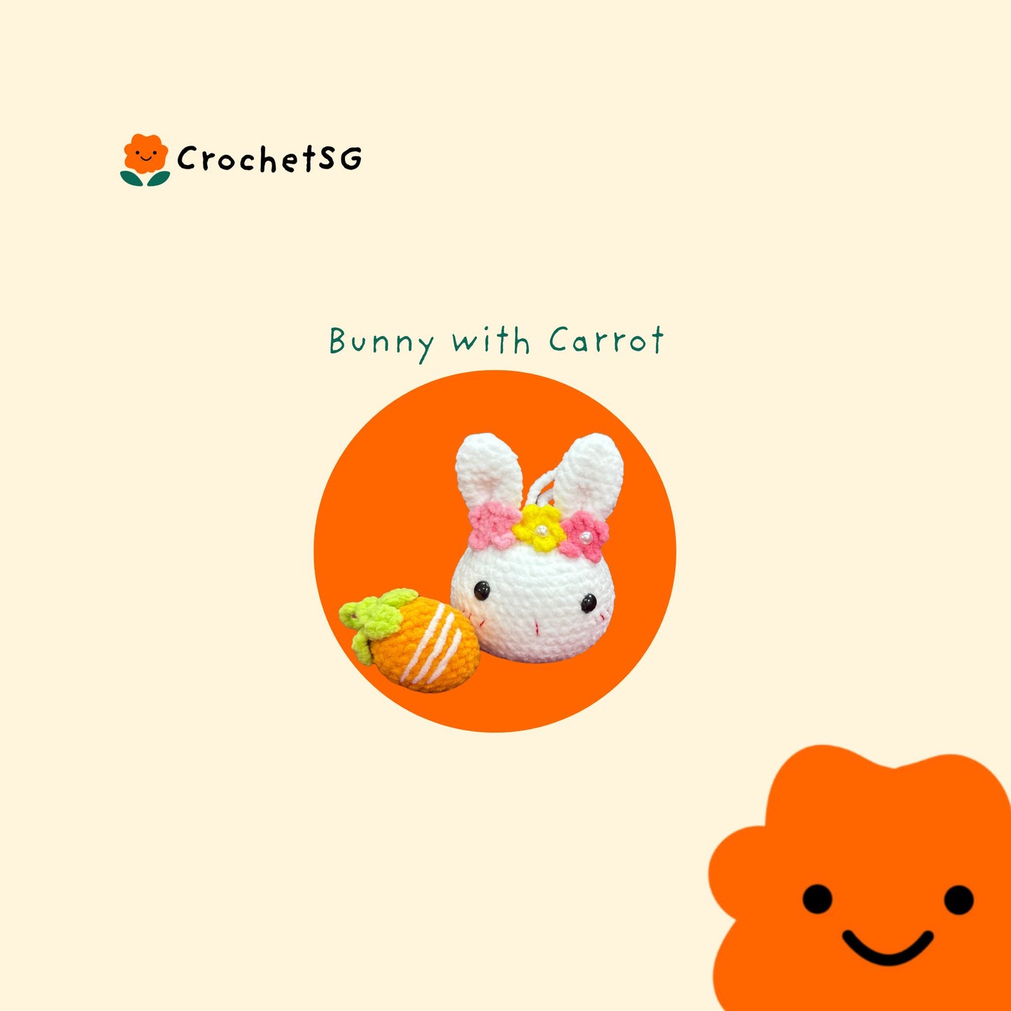 Add-On Crochet Figurine (Amigurumi) Bunny