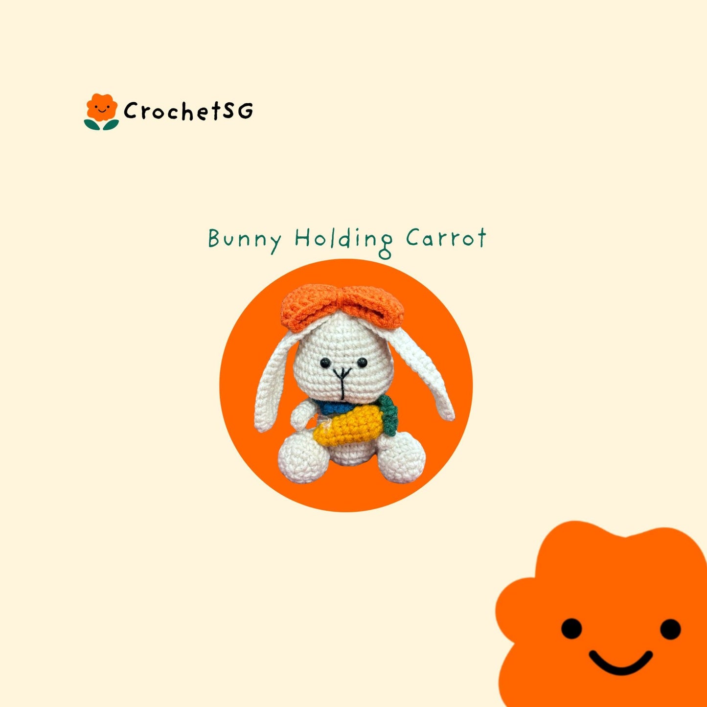 Add-On Crochet Figurine (Amigurumi) Bunny