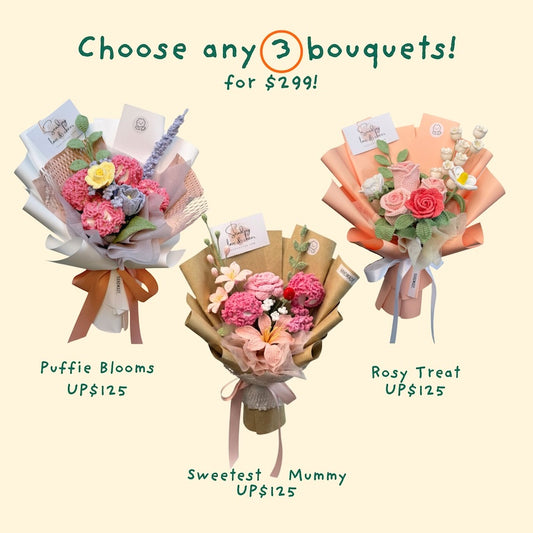 Bundle of 3 Mother's Day Bouquet