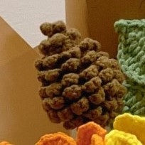 Cheerful Radiance Crochet Flower Bouquet (pine)