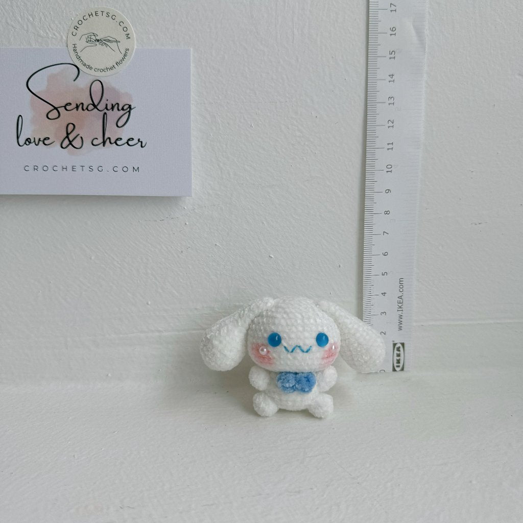 Crochet Cartoon Character (Amigurumi) (Cinnamoroll Sanrio)