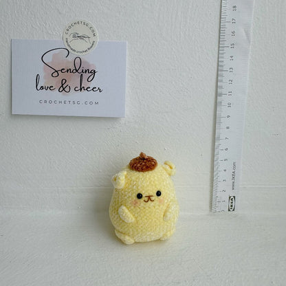 Crochet Cartoon Character (Amigurumi) (Pompompurin Sanrio)