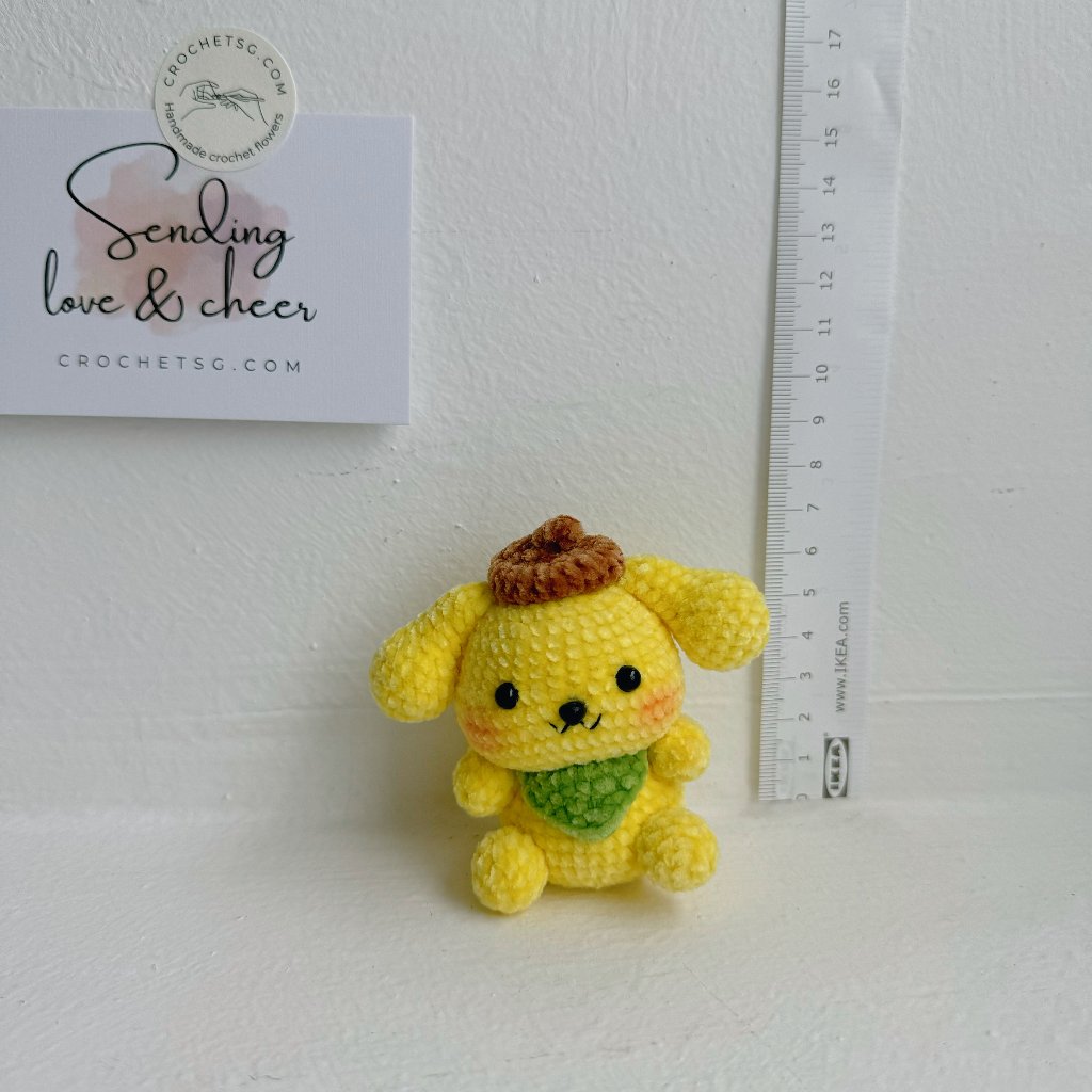 Crochet Cartoon Character (Amigurumi) (Pompompurin ver. 2 Sanrio)
