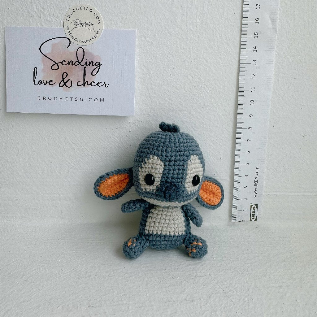 Crochet Cartoon Character (Amigurumi) (Stitch ver.2 Disney)