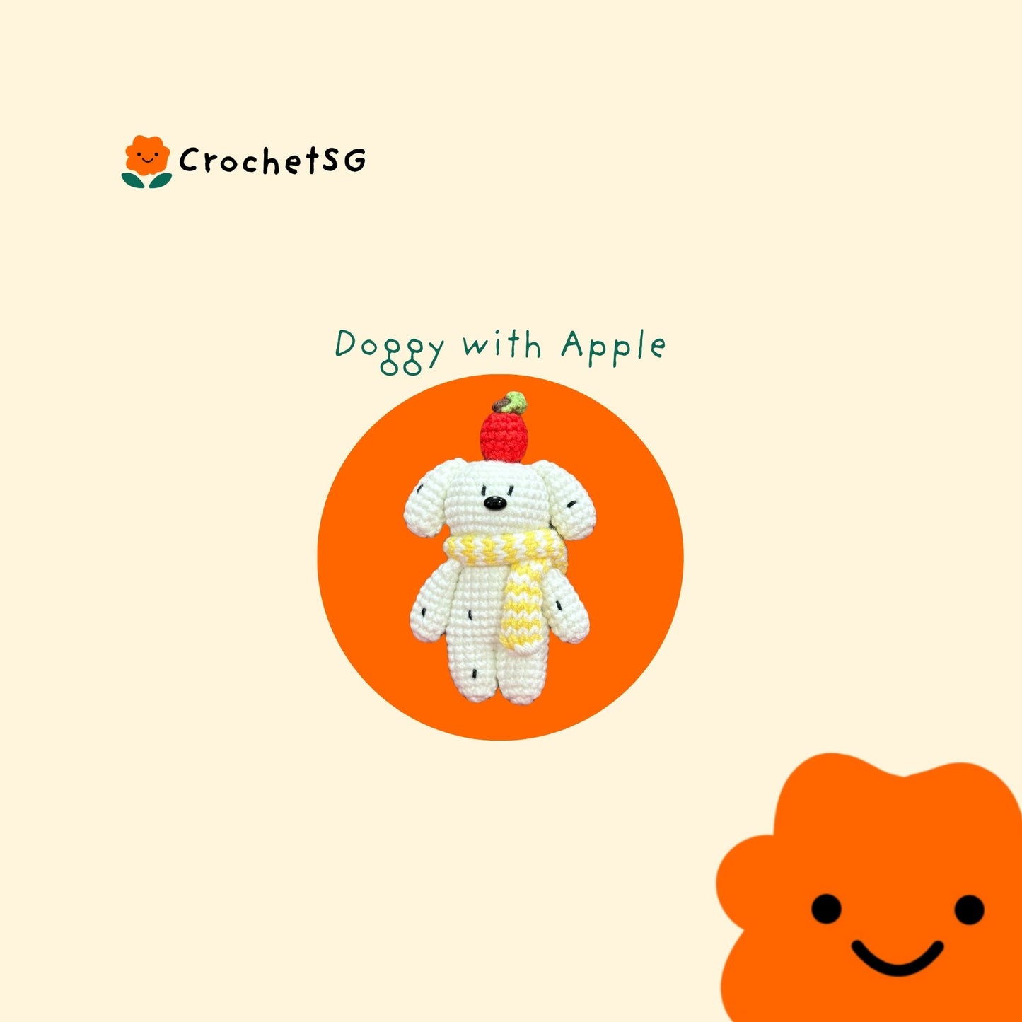 Add-On Crochet Figurine (Amigurumi) Doggy