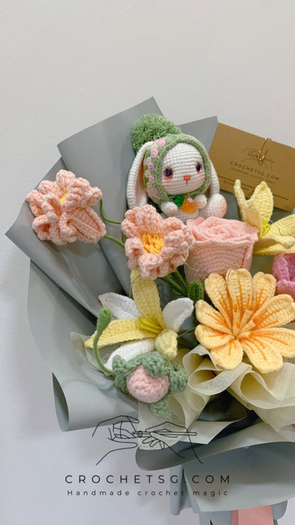 Pastel Bunny Garden - CrochetSG.com