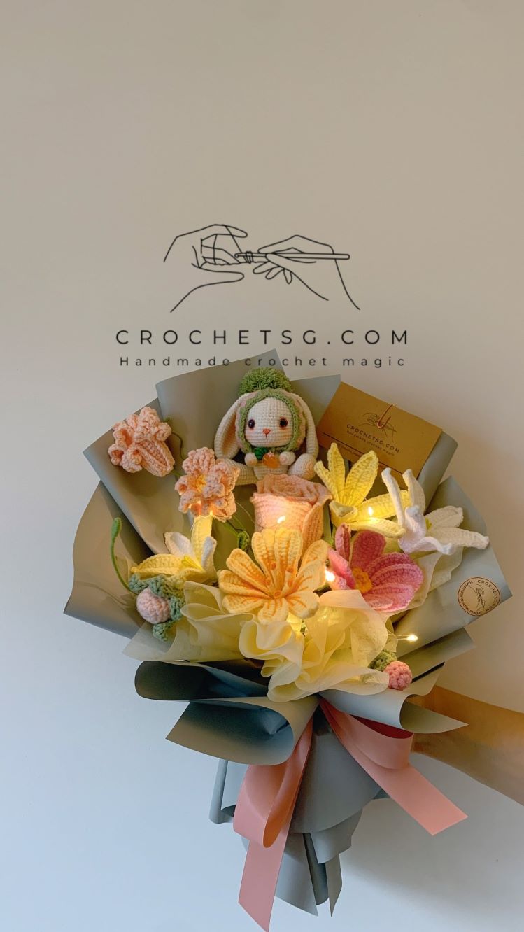 Pastel Bunny Garden - CrochetSG.com